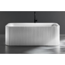 ECT PIAZA-SQ fluted Rectangle bathtub 1500/1700mm